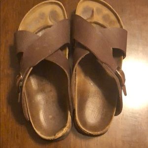 Brown Birkenstock sandals size 240/size 6
